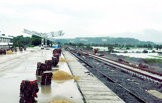 Kenjar railway station near Mangalore Airport